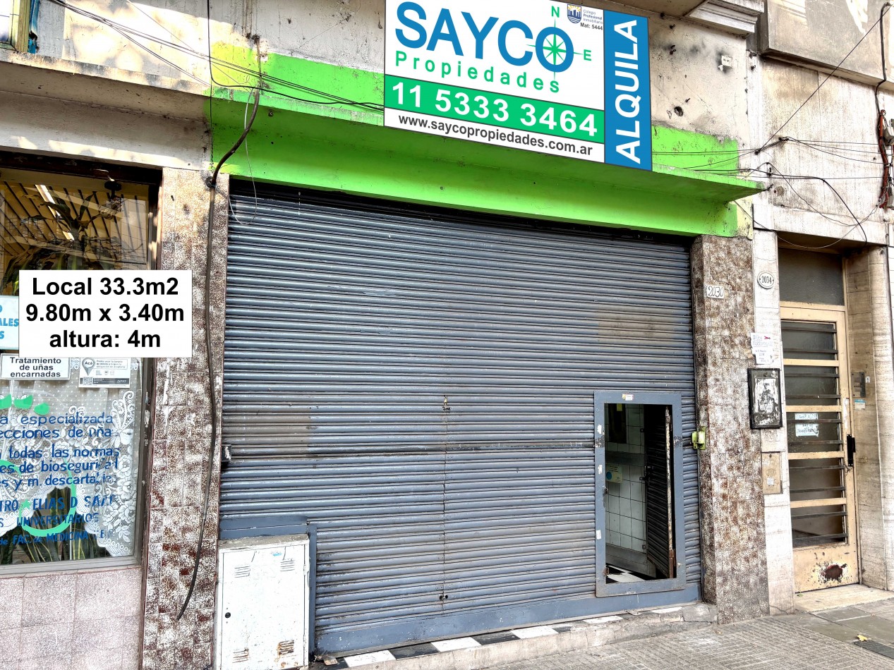 ALQUILER LOCAL 33m2 