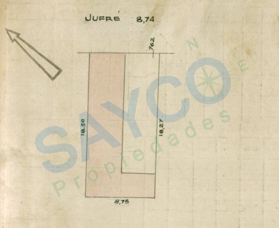 Vendo Terreno 160m2 / USAB2 / 600m2 Construibles aprox. 
