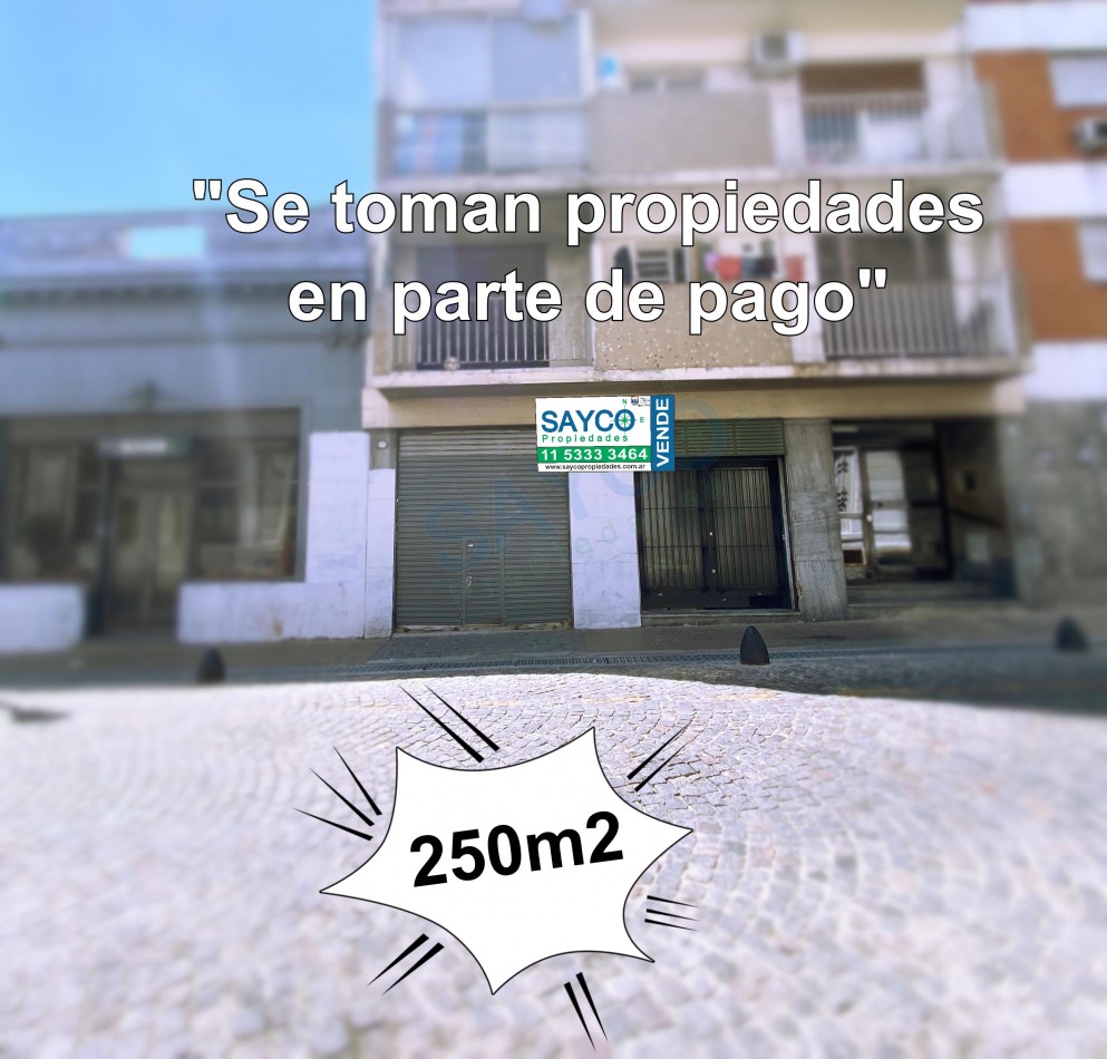 Vende Local Comercial 250m2 San Telmo