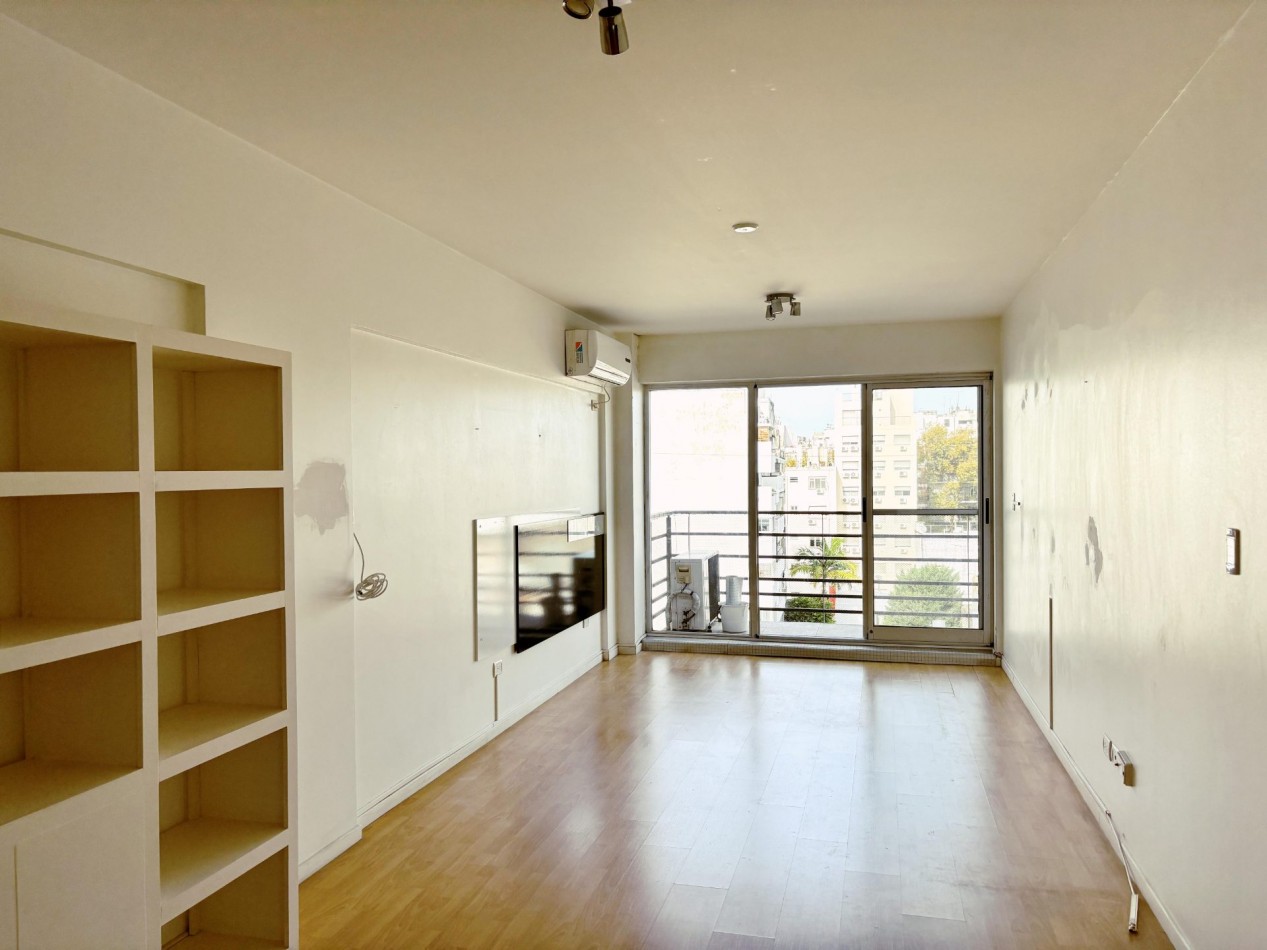 Monoambiente 40m2 con balcon
