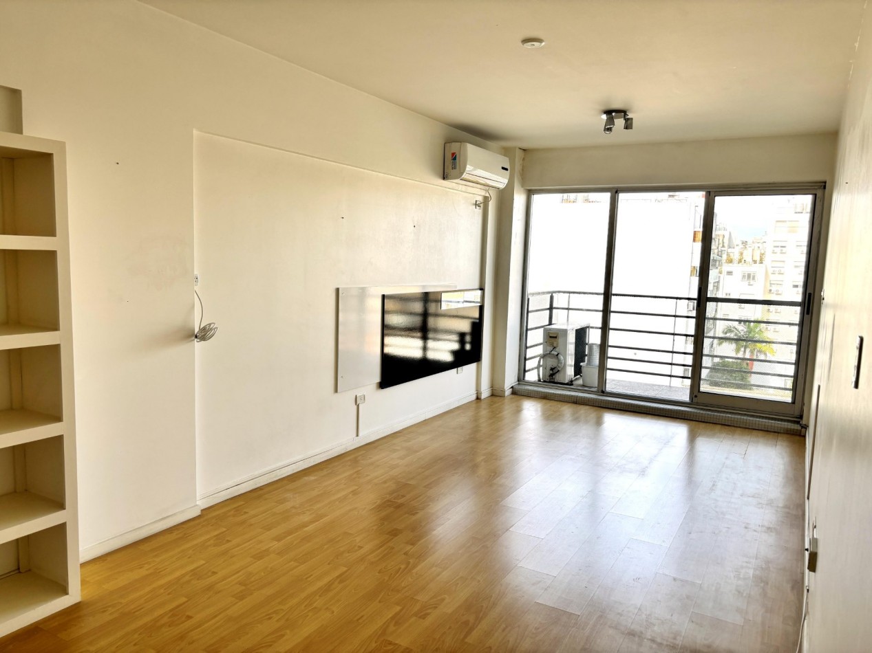 Monoambiente 40m2 con balcon