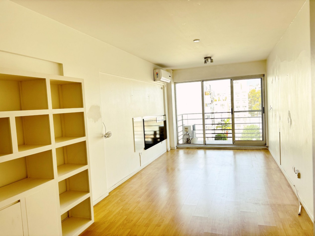 Monoambiente 40m2 con balcon