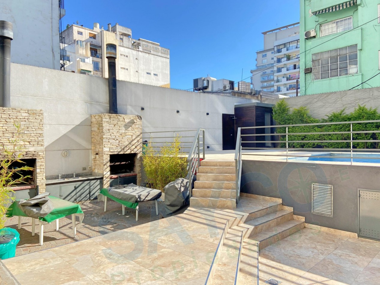 Monoambiente 40m2 con balcon