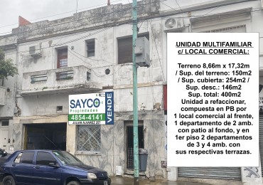OPORTUNIDAD CASA MULTIFAMILIAR CON LOCAL COMERCIAL !