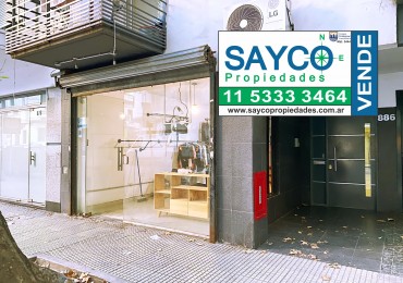 Vendo Local 32m2 c/blindex cortina automatica y aire split